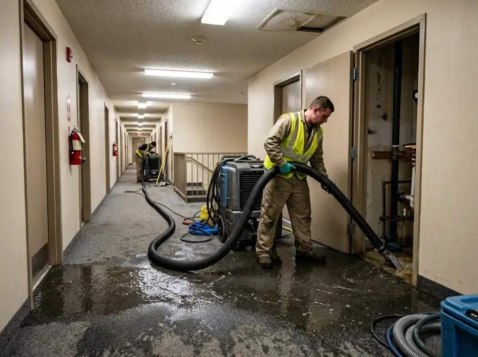 multi-unit-apartment-hallway-f-005 — frequently asked questions, Emergency Burst Pipe Water Extraction & Removal in Myrtle P…